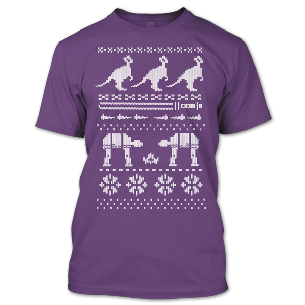 A black t-shirt with the shopify logo