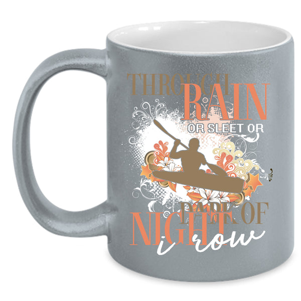 Dark Of Night I Row Coffee Mug, Cool Sport Coffee Cup