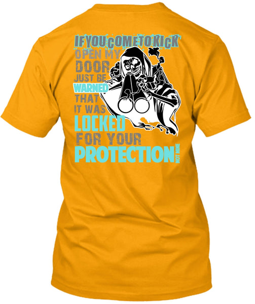 Locked For Your Protection T Shirt, I Love Veteran T Shirt