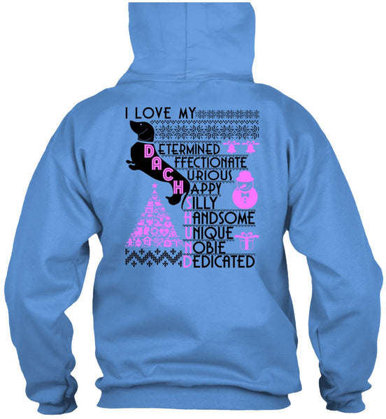 I Love My Dachshund T Shirt, I Love My Dog T Shirt