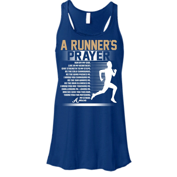 A Runner's Prayer T Shirt, Run By Myside Tank Top