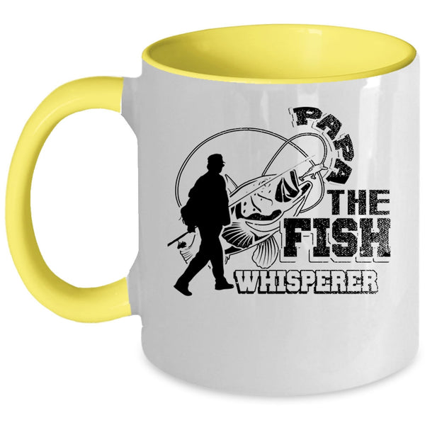 Cool Fishing Dad Coffee Mug, Papa Accent Mug