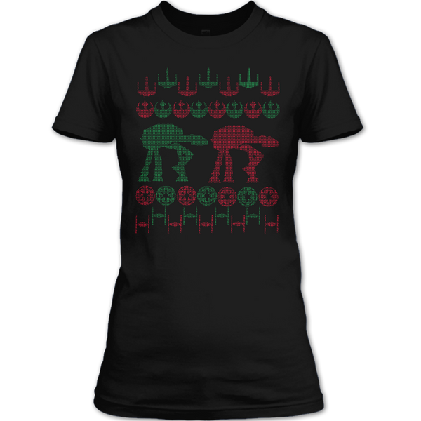 A black t-shirt with the shopify logo