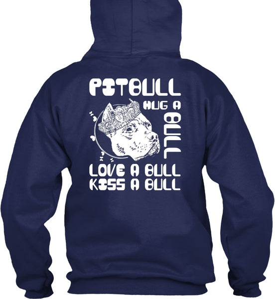Pit Bull Hug A Bull T Shirt, Love A Bull T Shirt