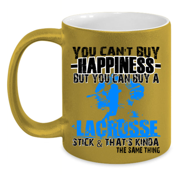 Cool Sport Coffee Mug, You Can Buy A Lacrosse Stick Accent Mug
