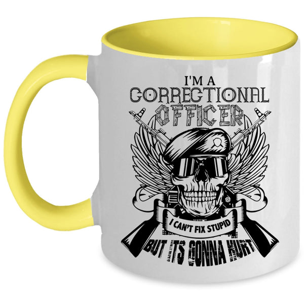 Cool Correctional Officer Coffee Mug, I'm A Correctional Officer Accent Mug