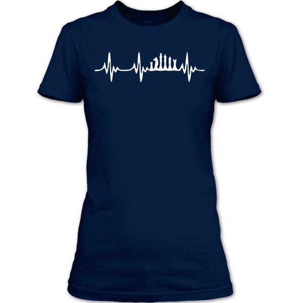 A black t-shirt with the shopify logo