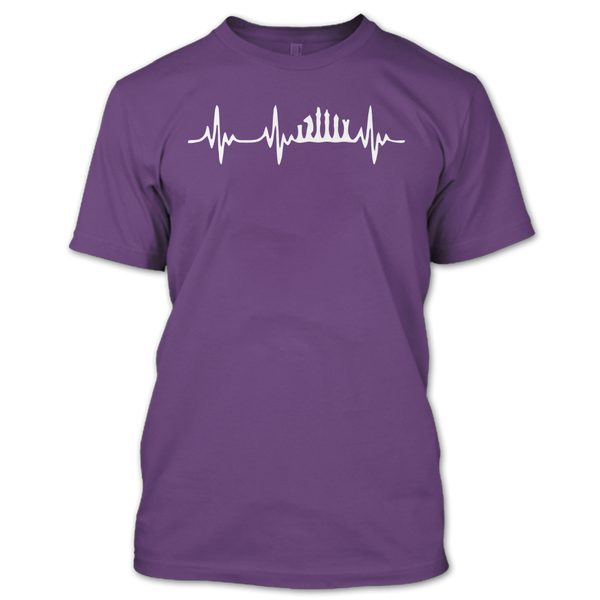 A black t-shirt with the shopify logo