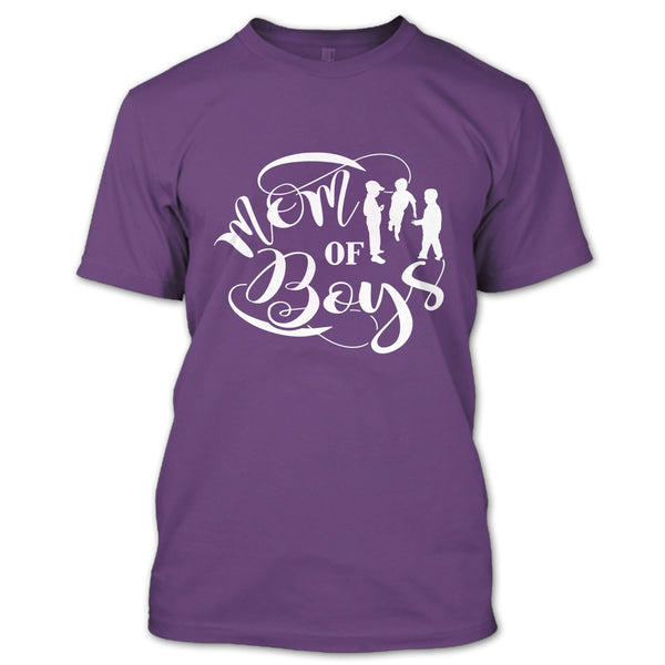 Mom Of Boys T Shirt, Coolest Mom T Shirt