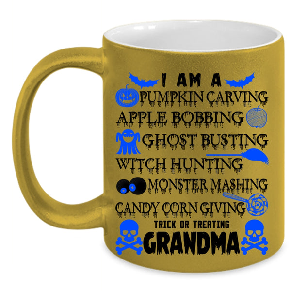 Grandma Coffee Mug, I Am A Pumpkin Caring Accent Mug