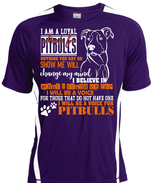 I Will Be A Voice For Pit Bulls T Shirt, Loyal Advocate For Pit Bulls T Shirt, Cool Shirt