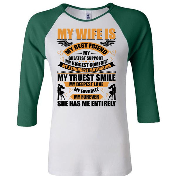 My Wife Is My Best Friend T Shirt, I Love Wife T Shirt, Awesome T-Shirts