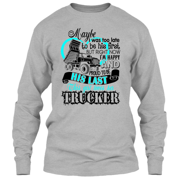 This Girls Loves Her Trucker T Shirt, I Love my Trucker T Shirt