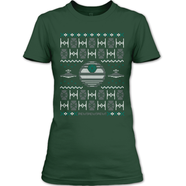 A black t-shirt with the shopify logo