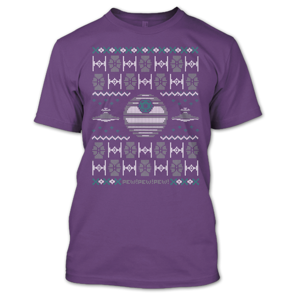 A black t-shirt with the shopify logo