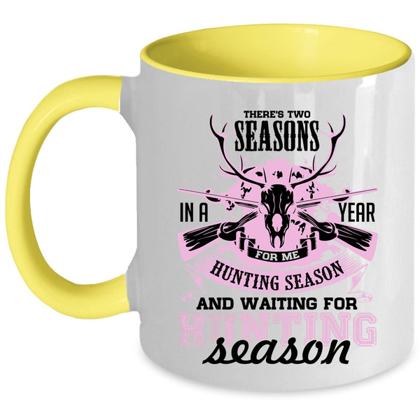 Waiting For Hunting Season Coffee Mug, Hunting Season Accent Mug
