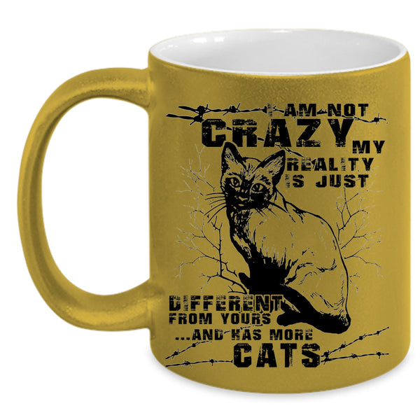 Cute Gift For Cat Lovers Coffee Mug, My Cats Accent Mug