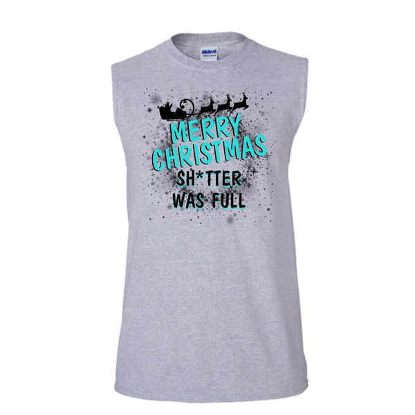 Coolest Merry Christmas T Shirt, Merry Christmas Gift T Shirt, Awesome t-shirts (Men's Cotton Sleeveless)