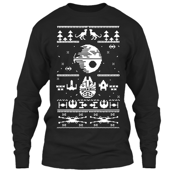 A black t-shirt with the shopify logo