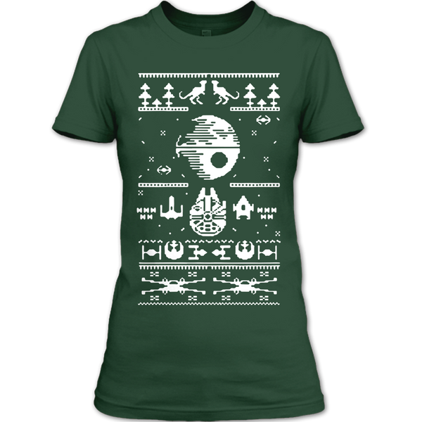 A black t-shirt with the shopify logo