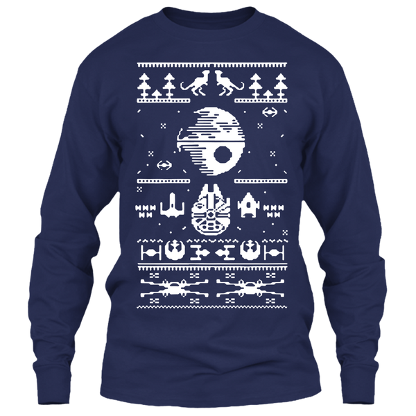 A black t-shirt with the shopify logo