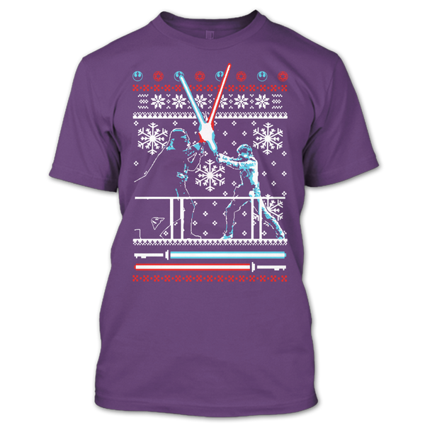 A black t-shirt with the shopify logo