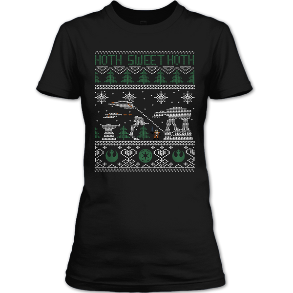 A black t-shirt with the shopify logo