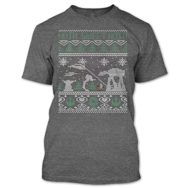 A black t-shirt with the shopify logo