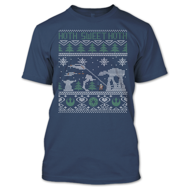 A black t-shirt with the shopify logo