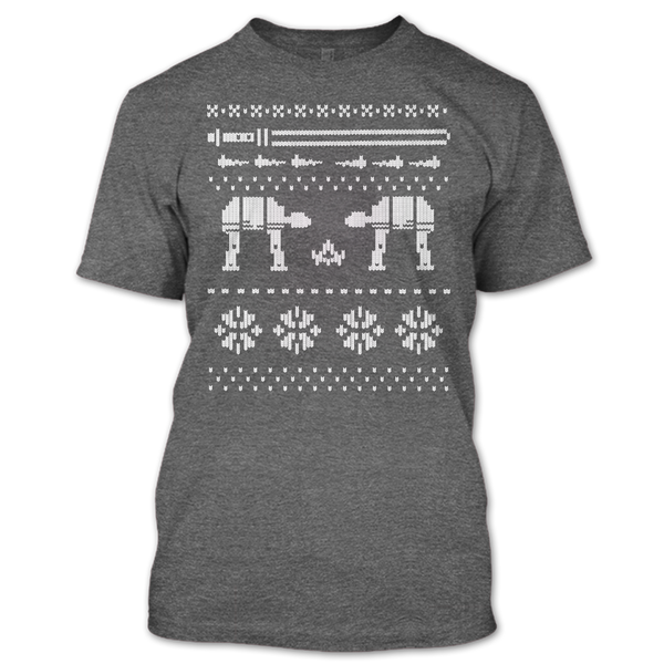 A black t-shirt with the shopify logo