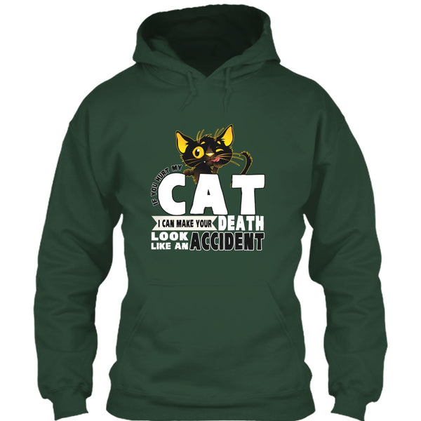 If You Hurt My Cat T Shirt, Coolest Cat Lover T Shirt