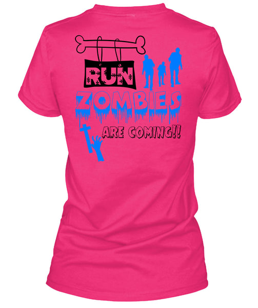 Run Zombies Are Coming T Shirt, Wait For Halloween T Shirt