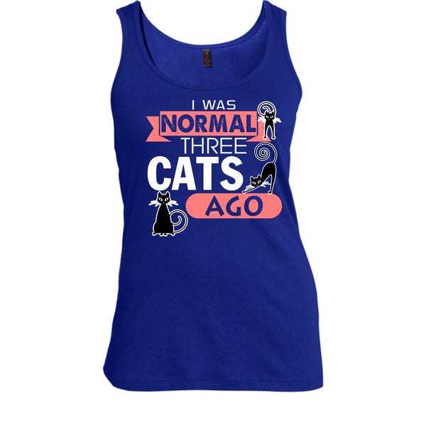 I Was Normal Three Cats Ago Shirt, Cool Cat Shirt