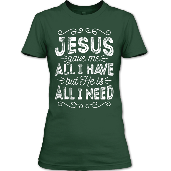 A black t-shirt with the shopify logo