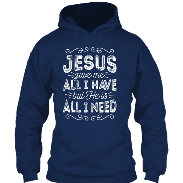 A black t-shirt with the shopify logo