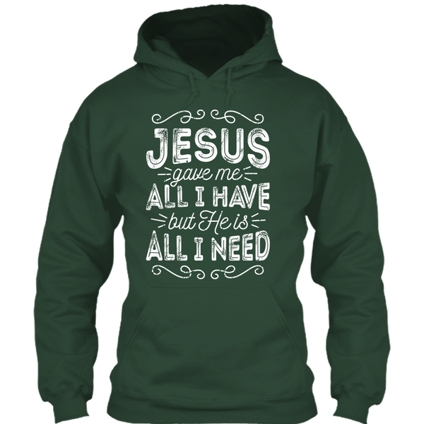 A black t-shirt with the shopify logo