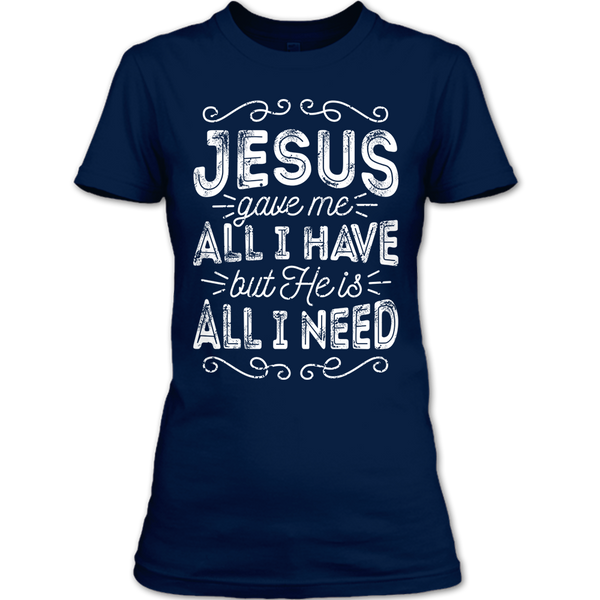 A black t-shirt with the shopify logo