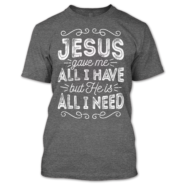 A black t-shirt with the shopify logo