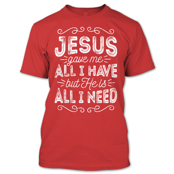 A black t-shirt with the shopify logo