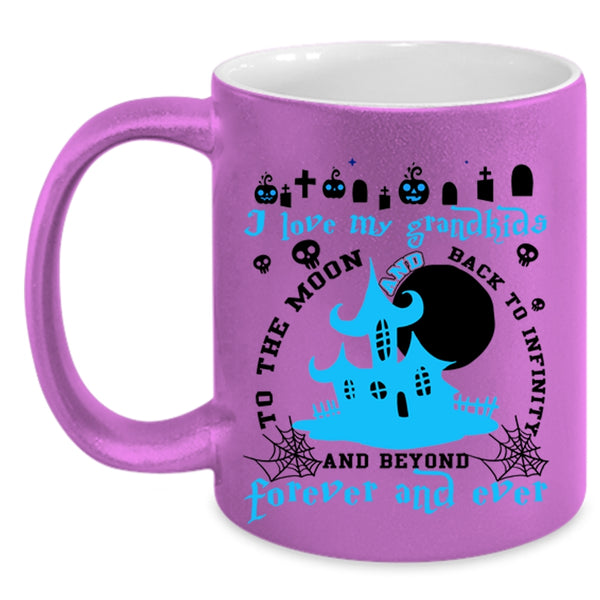 Cute Gift For Grandparent Coffee Mug, I Love My Grandkids Accent Mug
