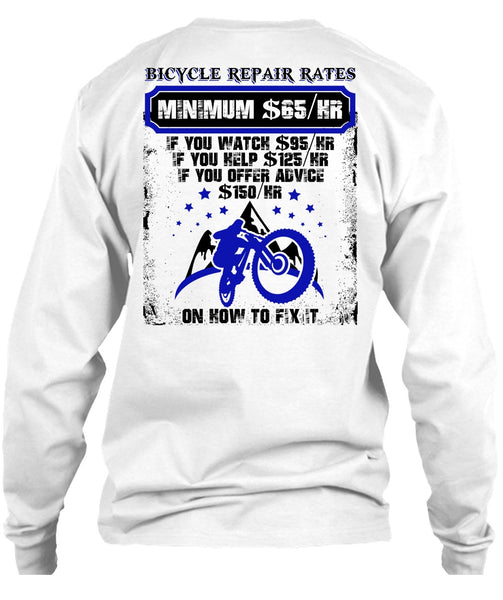 Bicycle Repair Rates T Shirt, I Love Mechanic T Shirt