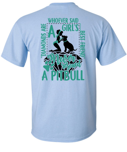 Never Rescued A Pit Bull T Shirt, I Love My Dog T Shirt