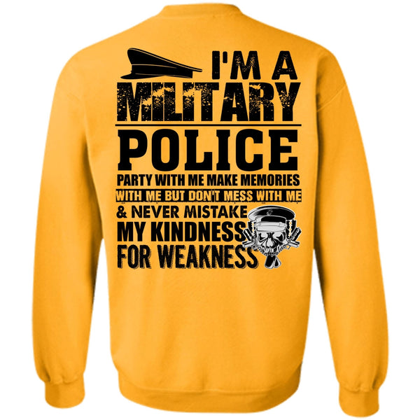I Love Police T Shirt, I'm A Military Police Sweatshirt