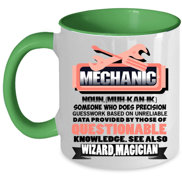Cute Gift For Mechanics Coffee Mug, Mechanic Accent Mug