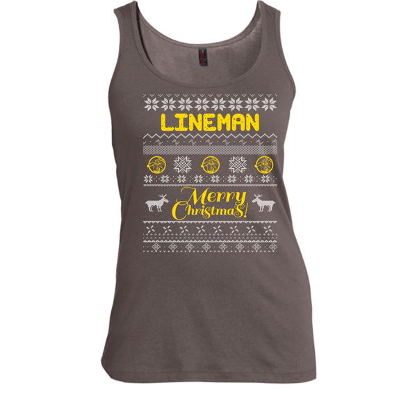 Lineman Merry Christmas T Shirt, Coolest Lineman T Shirt, Cool T Shirt
