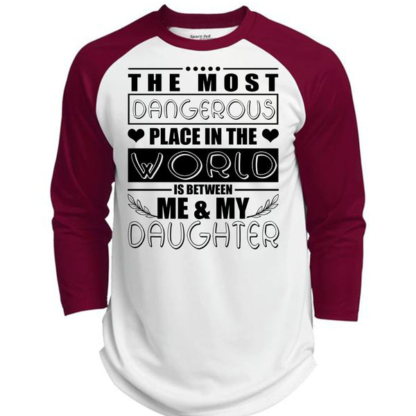 Me And My Daughter T Shirt, I Love Daughter T Shirt, Awesome T-Shirts  (Polyester Game Baseball Jersey)