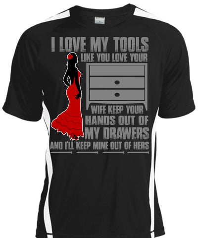 A black t-shirt with the shopify logo