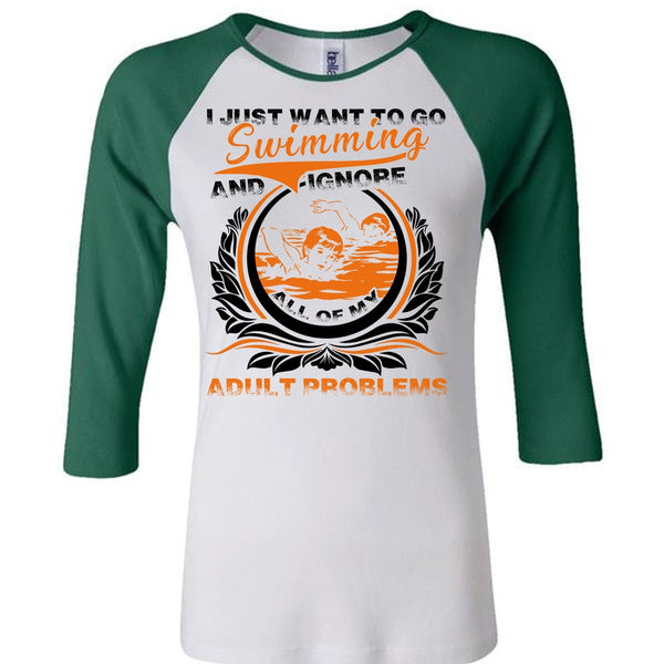 I Just Want To Go Swimming T Shirt, I Love Swimming T Shirt, Awesome T-Shirts