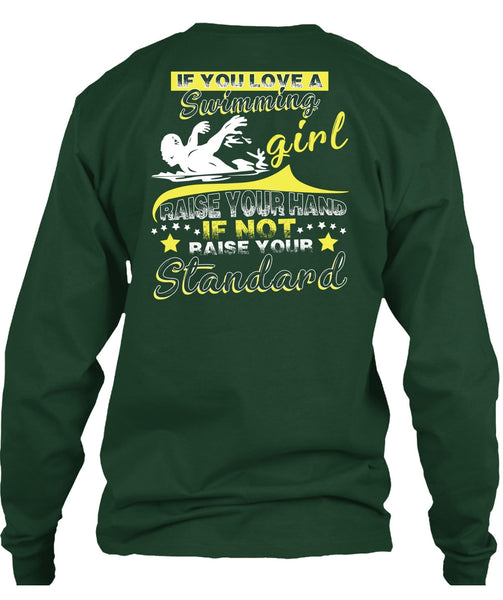 You Love A Swimming Girl T Shirt, Being A Swimmer T Shirt