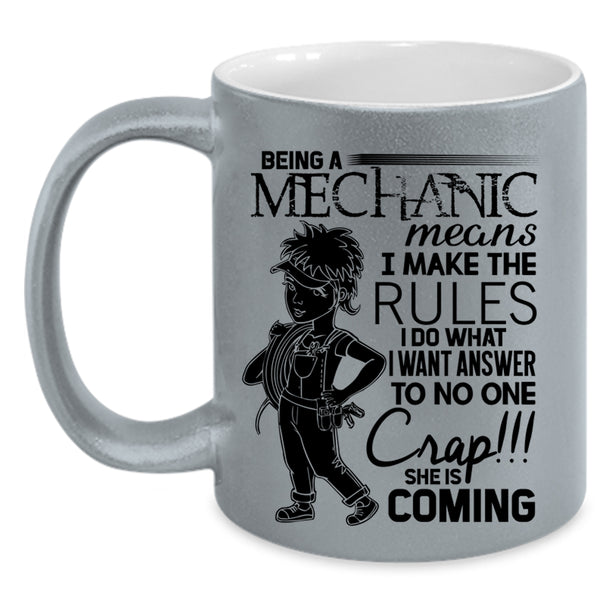 Cute Gift For Mechanics Coffee Mug, Being A Mechanic Accent Mug